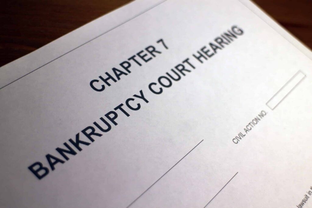 chapter 7 bankruptcy documents