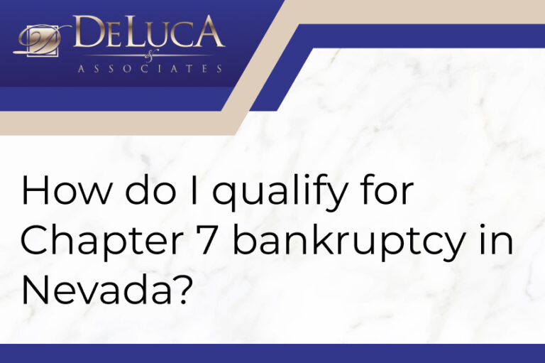 Qualify for Chapter 7 Bankruptcy