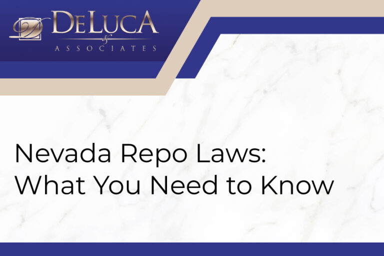 Nevada Repo Laws: What You Need to Know